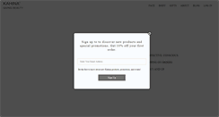 Desktop Screenshot of kahina-givingbeauty.com